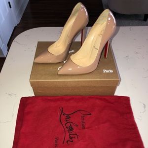 Christian Louboutin Nude Pigalle 120mm Patent Pump